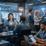 Digital recruitment infrastructure showing integrated hiring systems and candidate workflows.