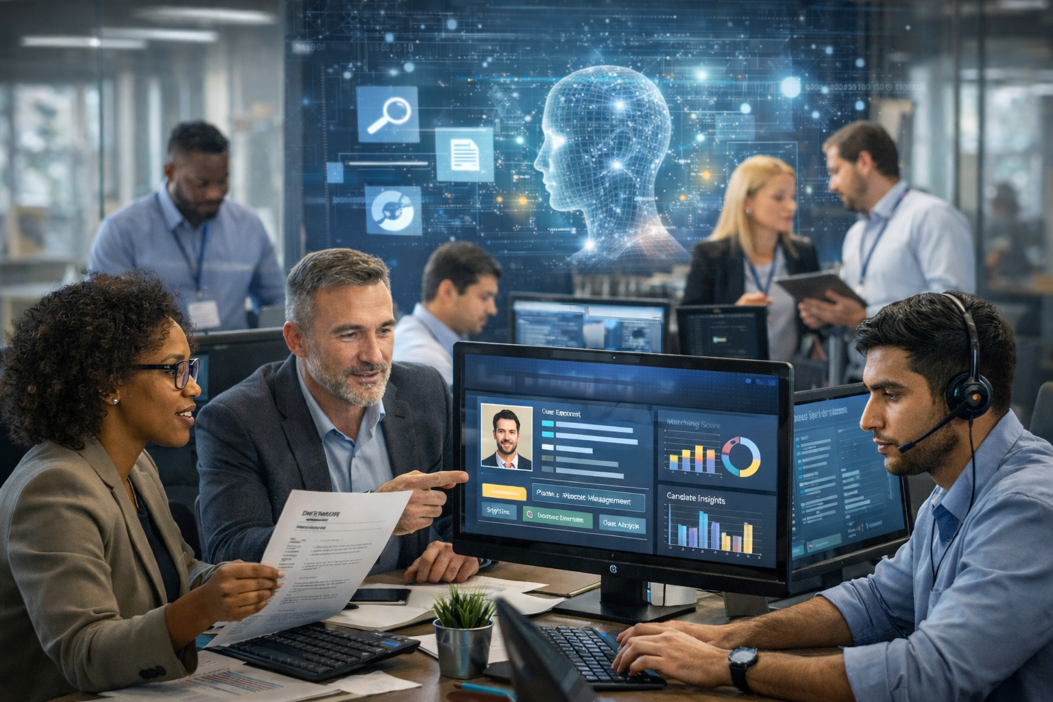 Resume parsing technology using AI to extract and structure candidate data from resumes for recruitment systems